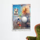 Graffiti and Collage with Wall Decal