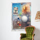 Graffiti and Collage with Wall Decal