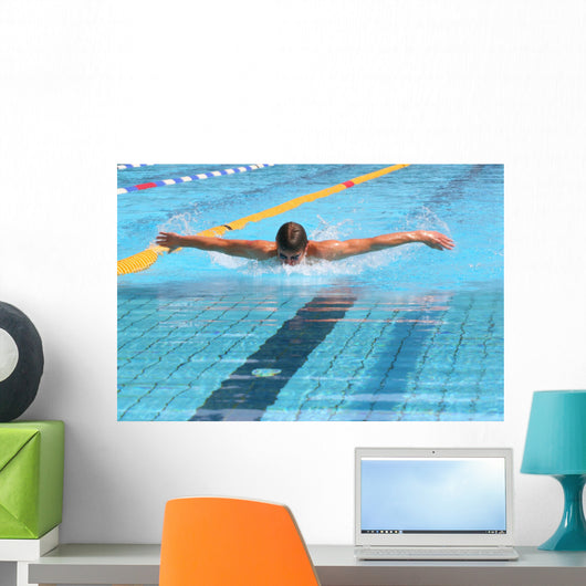 Swimming Wall Mural