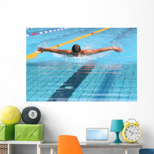 Swimming Wall Mural