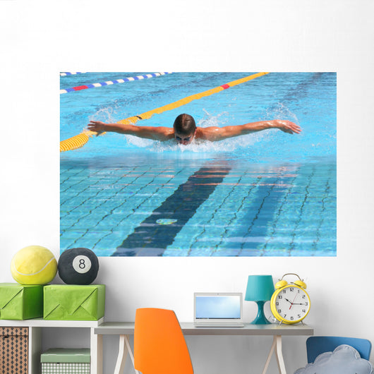 Swimming Wall Mural