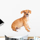 Chihuahua Dachshund Dog Sitting to Side Wall Decal