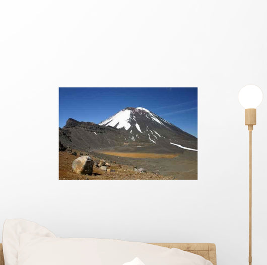 Ngauruhoe Volcano and Plateau Wall Decal