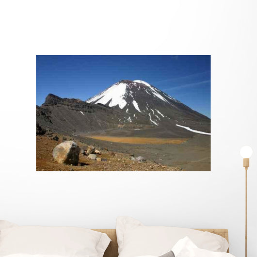 Ngauruhoe Volcano and Plateau Wall Decal