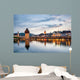 Lucerne. Image of Lucerne, Switzerland during twilight blue hour Wall Mural