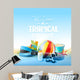 Summer holidays background Wall Mural