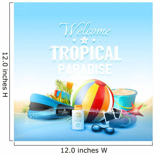 Summer holidays background Wall Mural