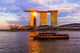 Singapore city skyline Wall Mural