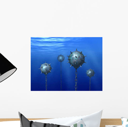 Underwater Mines Wall Decal