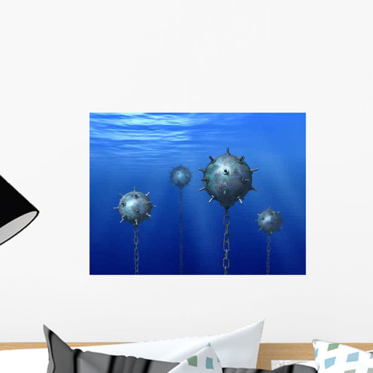 Underwater Mines Wall Decal