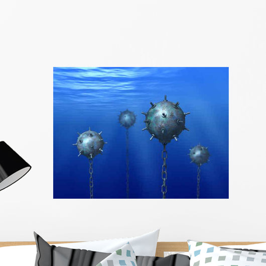 Underwater Mines Wall Decal