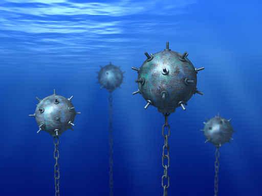 Underwater Mines Wall Decal