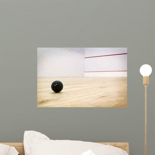 Squash Court Wall Mural