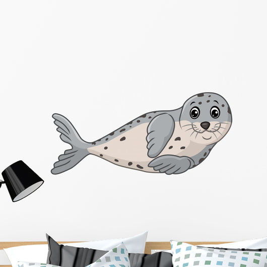 Cute seal cartoon
 Wall Decal
