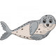 Cute seal cartoon
 Wall Decal