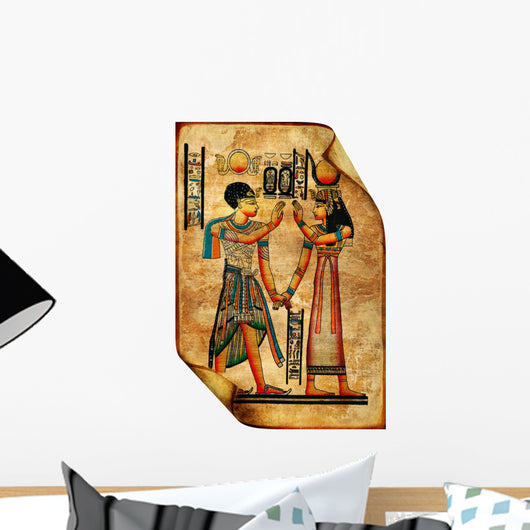 Ancient Egyptian Scroll Wall Mural