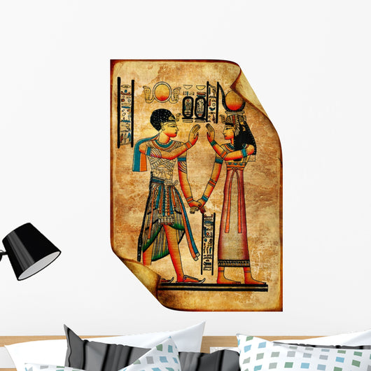 Ancient Egyptian Scroll Wall Mural