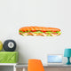 Long Sandwich With Lettuce Tomatoes Wall Decal