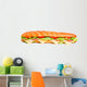 Long Sandwich With Lettuce Tomatoes Wall Decal