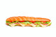 Long Sandwich With Lettuce Tomatoes Wall Decal