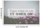 Inspirational life message on a blurred background Wall Mural