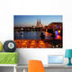 Cologne Cathedral Night with Wall Decal