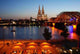 Cologne Cathedral Night with Wall Decal
