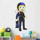 scuba diver boy thumb up Wall Decal