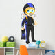 scuba diver boy thumb up Wall Decal