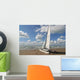 Catamaran Beach Wall Decal