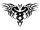Drachen-Tribal-Wappen Wall Decal