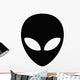 Extraterrestrial Alien Face or Wall Decal