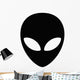 Extraterrestrial Alien Face or Wall Decal