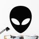 Extraterrestrial Alien Face or Wall Decal