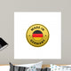 Round Made Germany Label Wall Decal