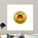 Round Made Germany Label Wall Decal