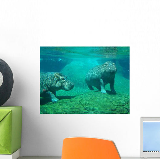 Happy Hippos Wall Decal