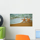 Adorable Star Fish Walking Along the Beach Wall Mural