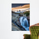 Mt Fitz Roy with a waterfall, Los Glaciares National Park, Argentina Wall Mural