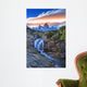 Mt Fitz Roy with a waterfall, Los Glaciares National Park, Argentina Wall Mural