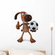 Dog with Ball Wall Decal