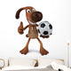 Dog with Ball Wall Decal