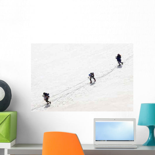 Alpine Climbing Wall Decal