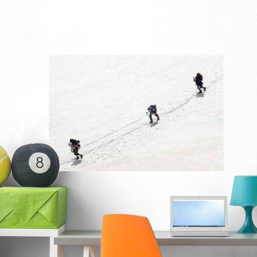 Alpine Climbing Wall Decal
