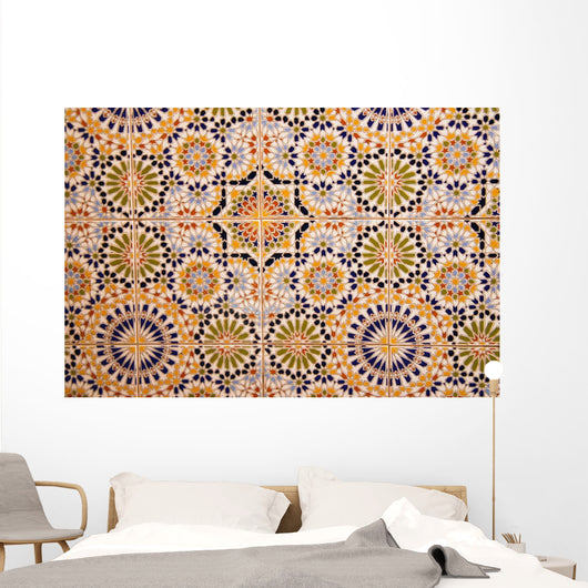 Detail wall mosaic Wall Mural