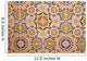 Detail wall mosaic Wall Mural