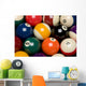 Background Pool Balls Wall Decal