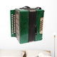 Green Accordion Isolated on White Background Wall Decal