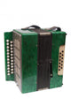 Green Accordion Isolated on White Background Wall Decal