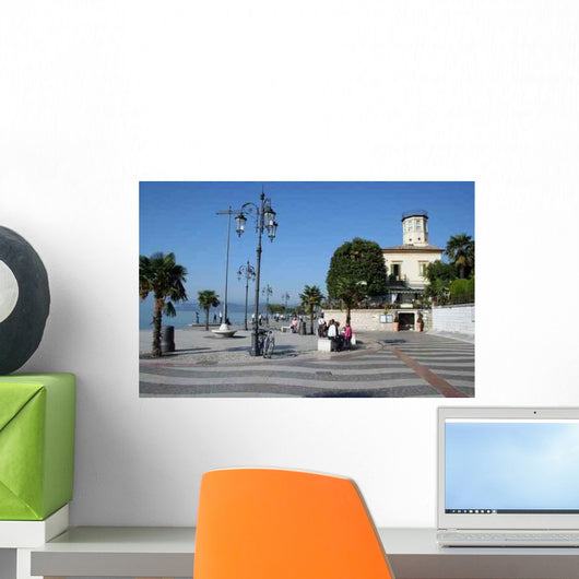 Uferpromenade Lazise Wall Decal